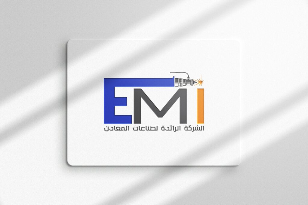 The logo is designed to reflect strength, precision, and industrial expertise. The bold letterforms create a solid and structured visual presence, representing reliability and professionalism in the field of metal industries. The integration of sharp edges and clean lines emphasizes accuracy and technical performance, while the color combination balances trust and energy — blue representing stability and confidence, and orange symbolizing power and productivity. The welding element incorporated into the design adds a distinctive touch, directly linking the brand to its core activity and reinforcing its identity within the industrial sector.